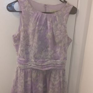 Floral Purple/Gray Dress